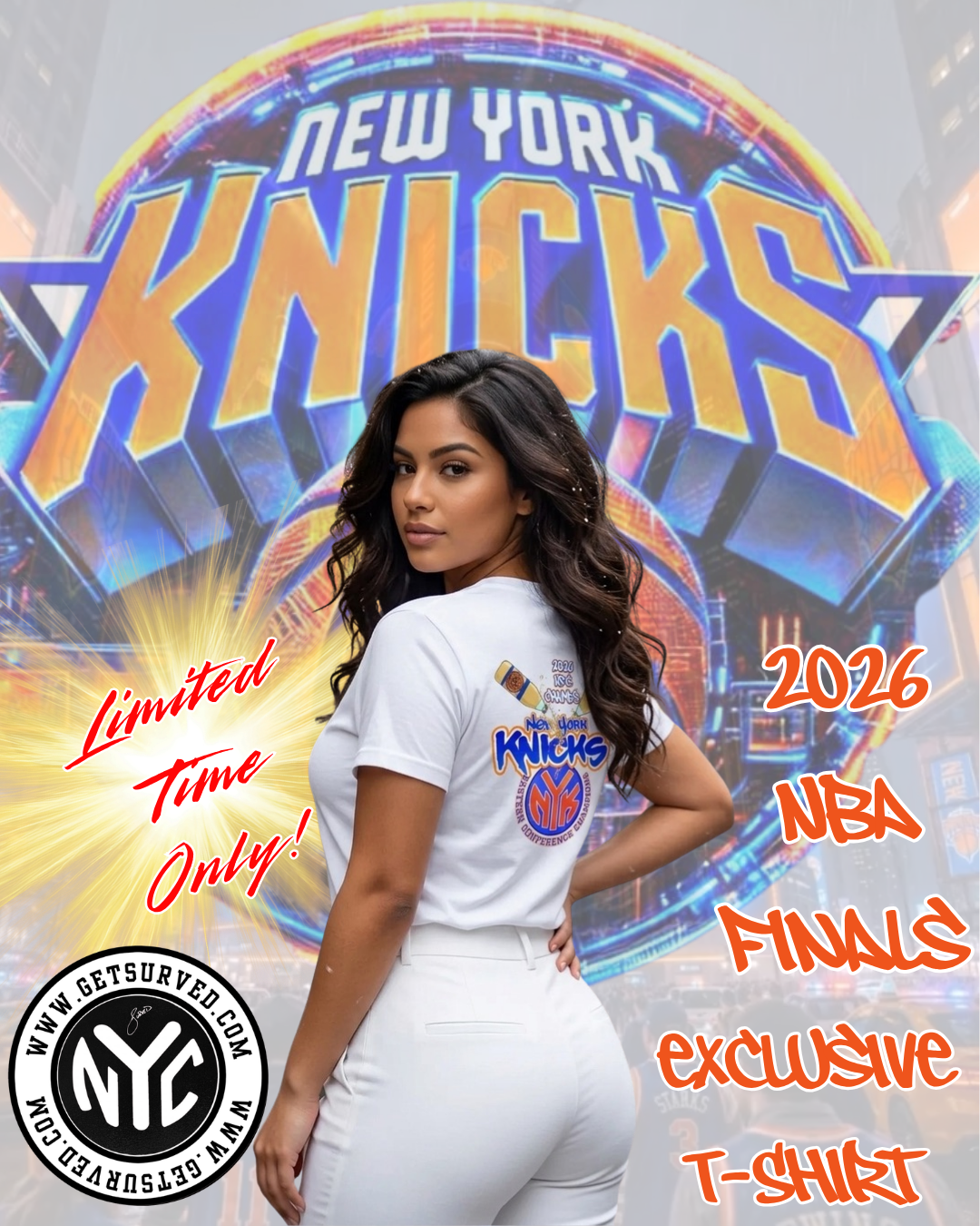 NY Knicks NBA Finals 40 oz Tee
