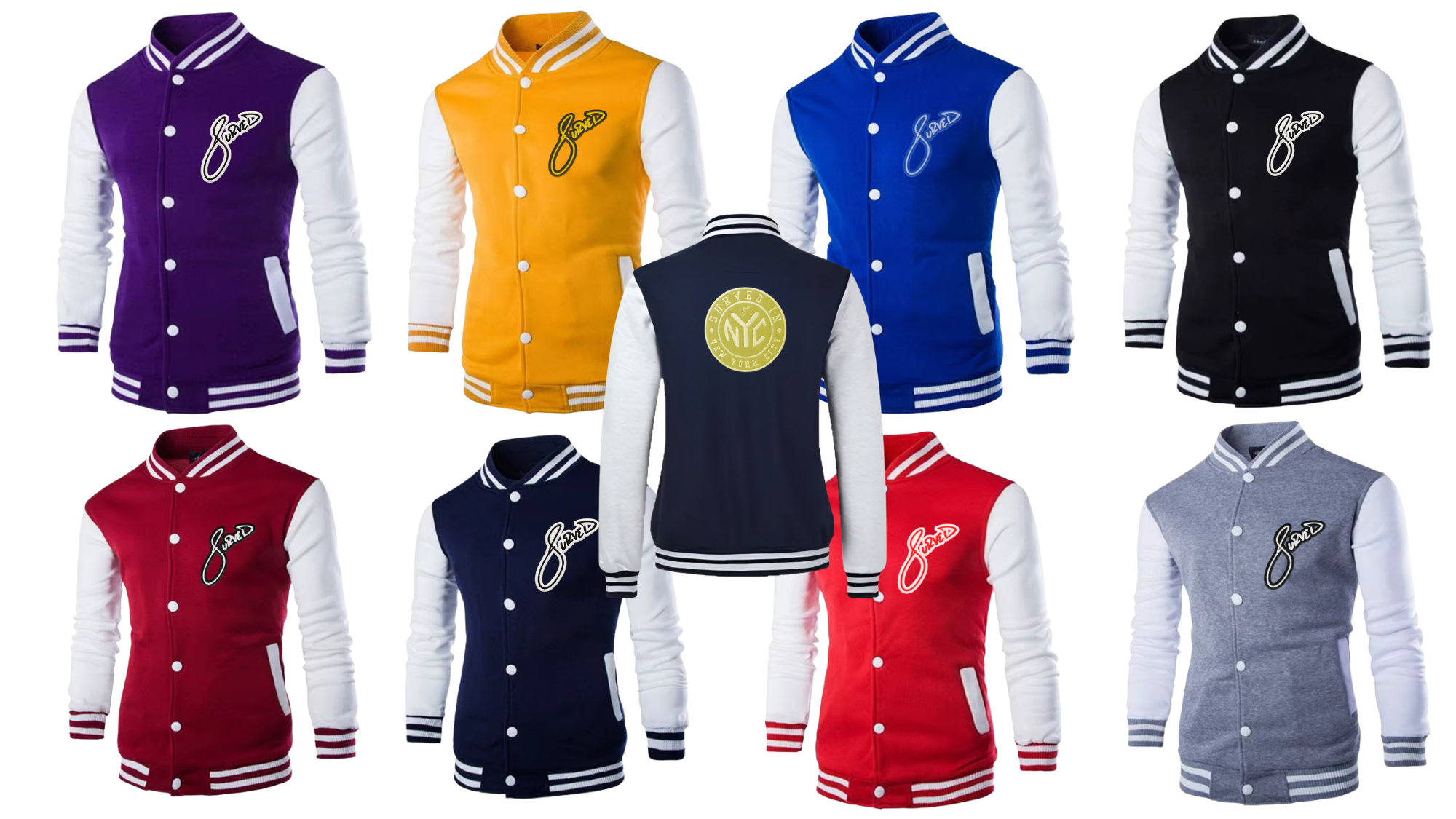 Surved Signature Varsity windbreaker Jacket