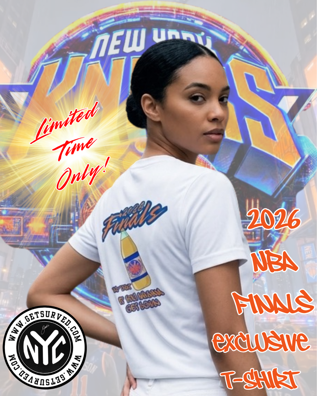 NY Knicks NBA Finals Pigeon Tee
