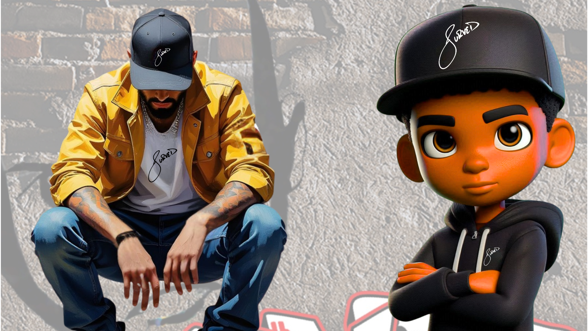 Surved Signature Snapback