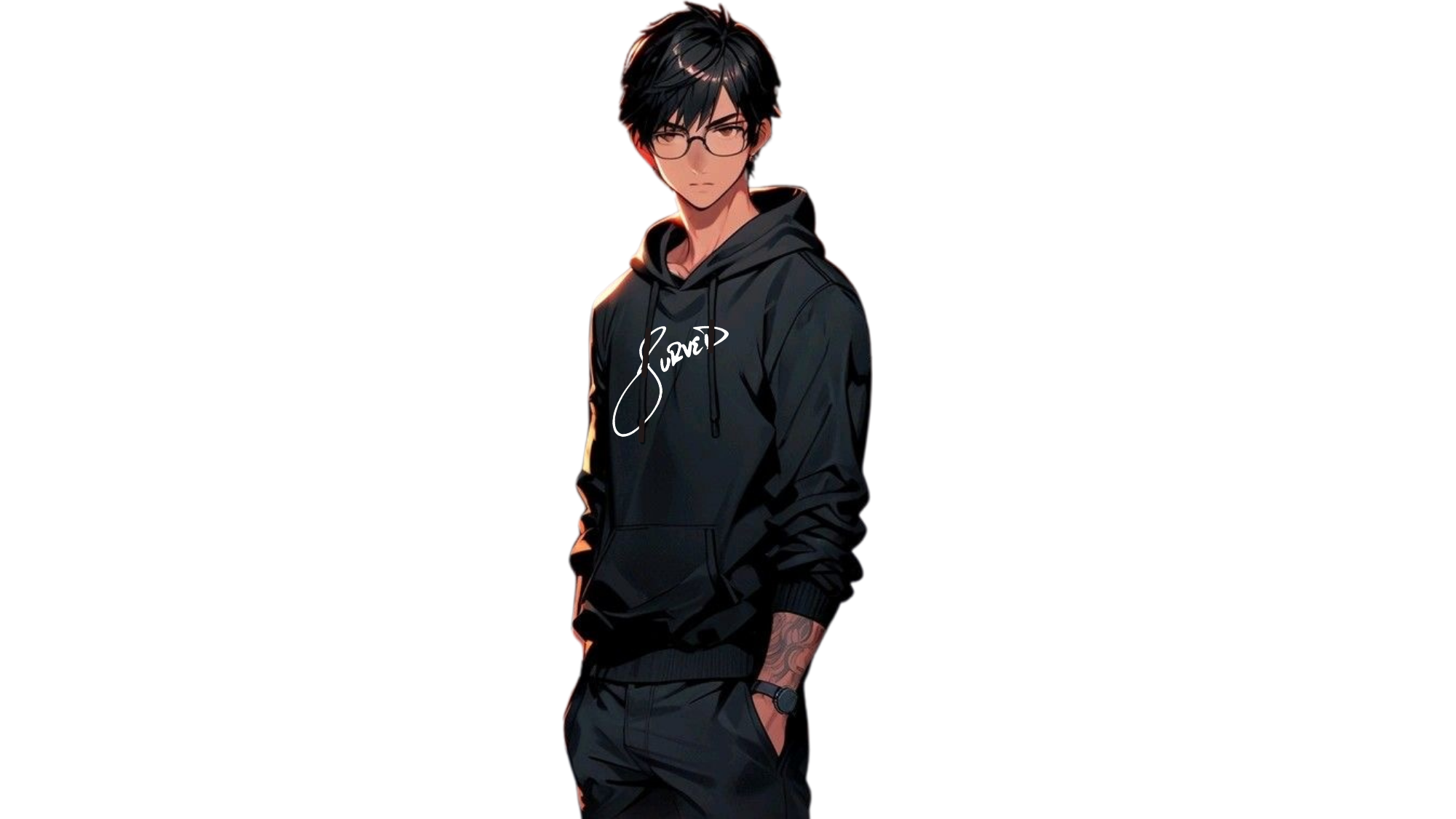 Surved Signature  Hoodie
