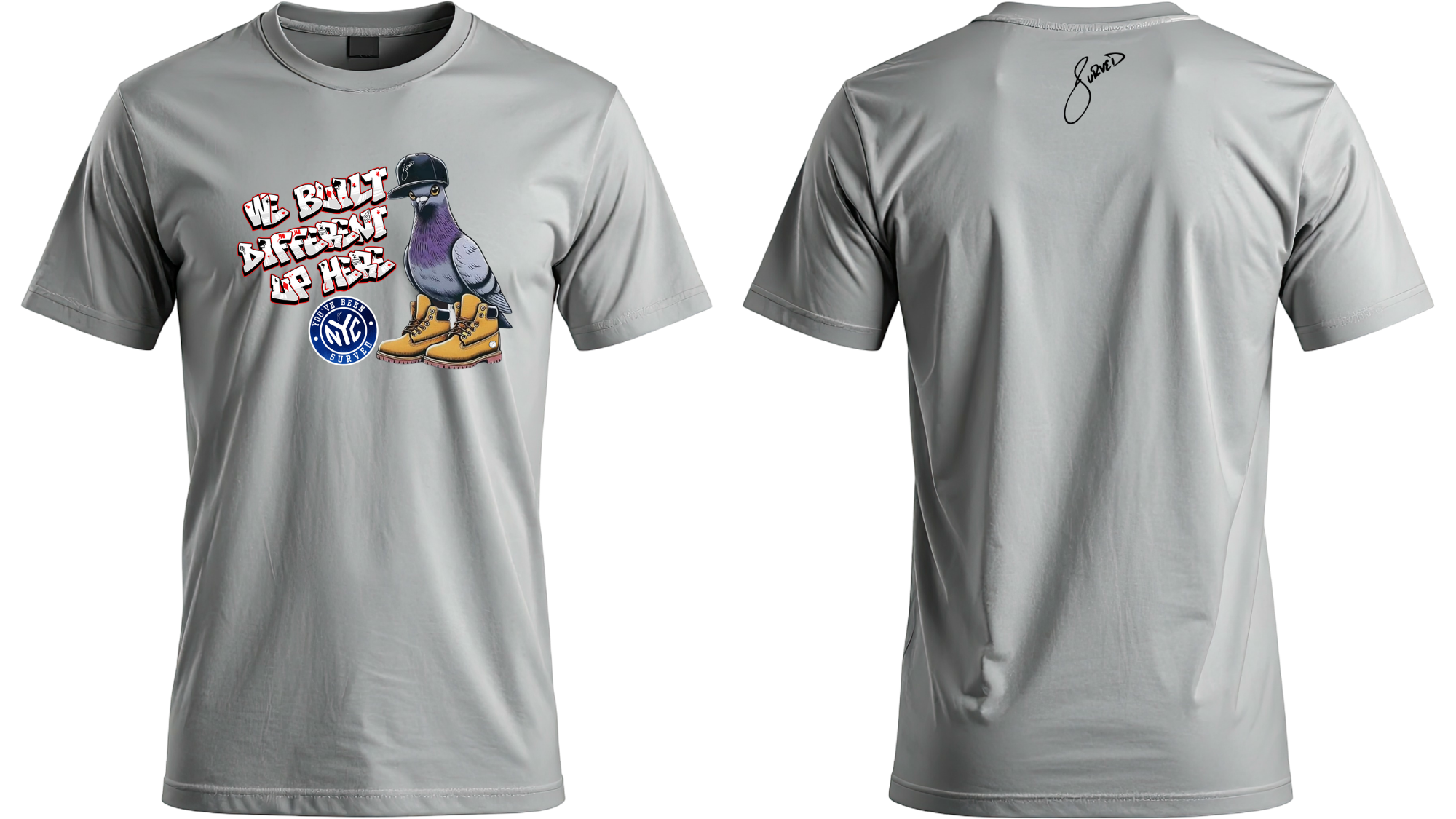 NYC Pigeon Strong Tee