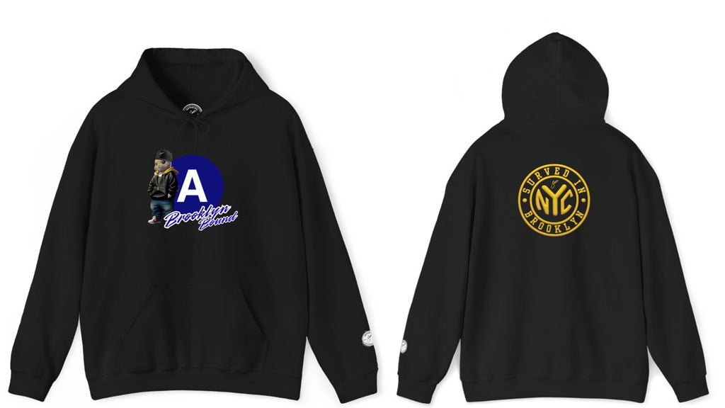 Brooklyn Bound A Train Hoodie