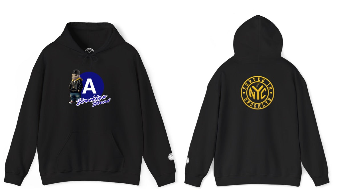 Brooklyn Bound A Train Hoodie