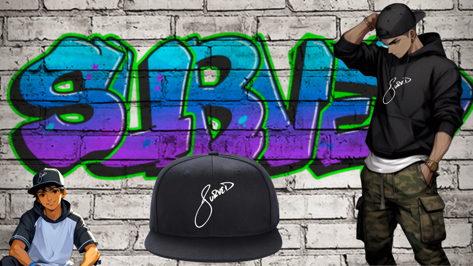 Surved Signature Snapback